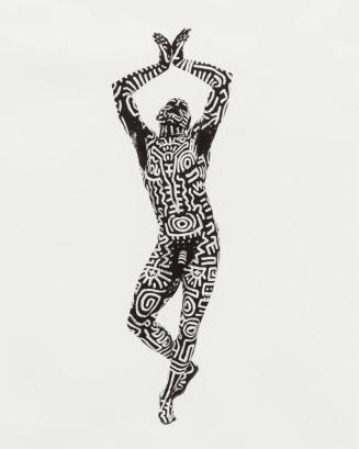 Bill T. Jones, Body Painted by Keith Haring