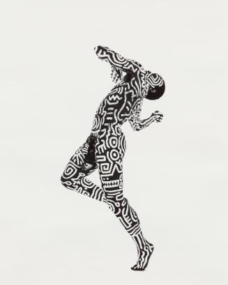 Bill T. Jones, Body Painted by Keith Haring