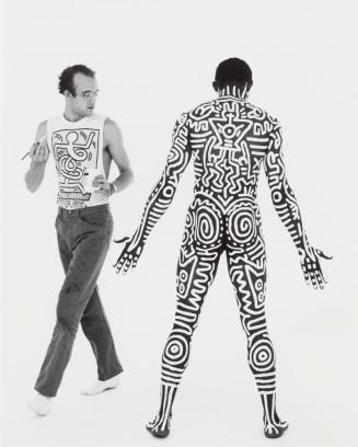 Bill T. Jones, Body Painted by Keith Haring