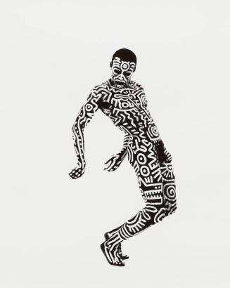 Bill T. Jones, Body Painted by Keith Haring