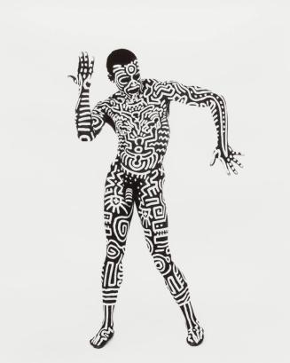 Bill T. Jones, Body Painted by Keith Haring