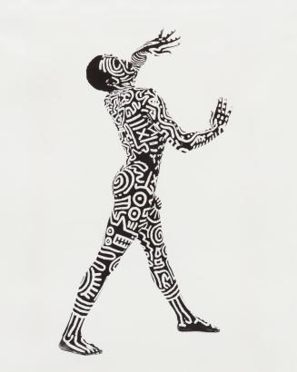 Bill T. Jones, Body Painted by Keith Haring