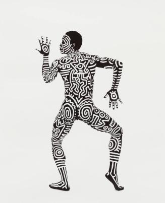 Bill T. Jones, Body Painted by Keith Haring