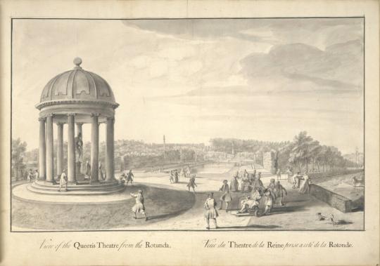 Fig. 1.1. Jacques Rigaud, View of the Queen’s Theater from the Rotunda at Stowe, Buckinghamshir ...