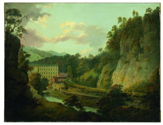 Fig. 20.2. Joseph Wright of Derby, Willersley Castle, Cromford, 1783, oil on canvas. © 2016 Chr ...