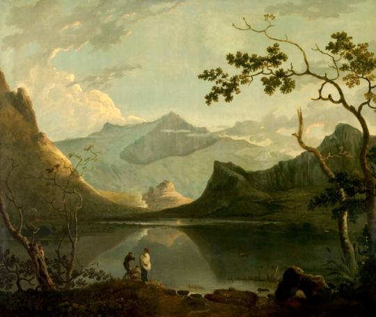 Fig. 37.1. Richard Wilson, Snowdon from Llyn Nantlle, c. 1765–67, oil on canvas, Nottingham Cit ...