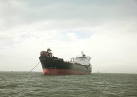 Untitled (Oil/chemical tanker, Overseas Tampa, USA) Houston Ship Channel, Texas