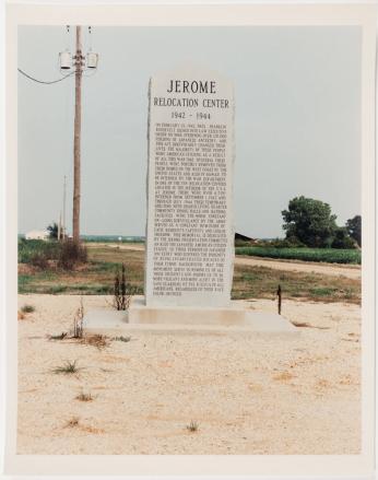 Jerome Memorial, Japanese-American Concentration Camp, Arkansas, August 28, 1993