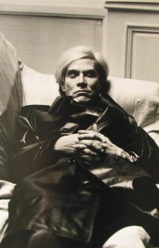 Andy Warhol In His Apartment In Paris