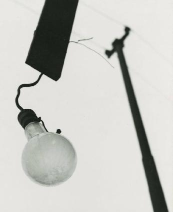 Lightbulb and Telephone Pole