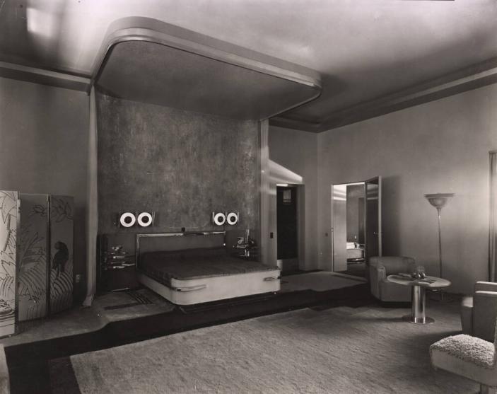 The Maharani of Indore’s Bedroom at
 Manik Bagh