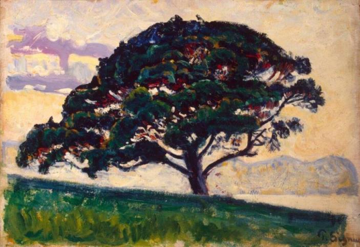 Fig. 64.1. Paul Signac, The Bonaventure Pine, sketch, State Hermitage Museum, Saint Petersburg. ...