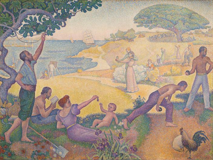 Fig. 64.4. Paul Signac, In the Time of Harmony, 1894‒95, oil on canvas, Montreuil, France, City ...