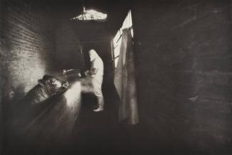Untitled [Man and cow]
