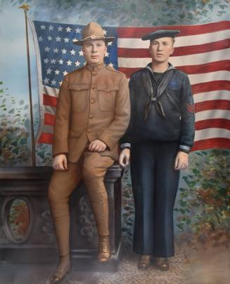 [Portrait of WWI Soldier and Sailor]