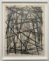 Overall recto, framed