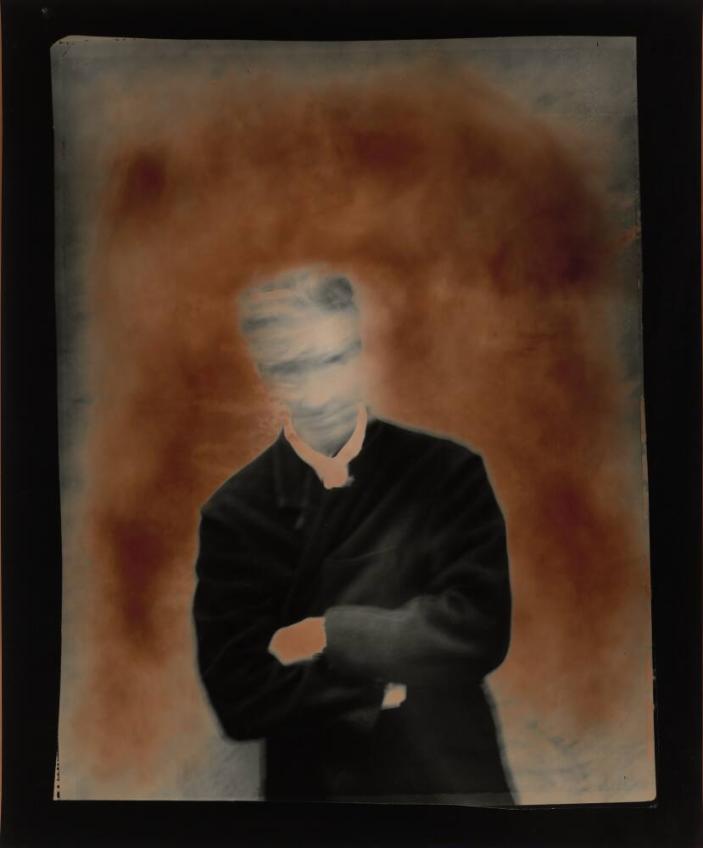 Film director David Lynch doing a Francis Bacon