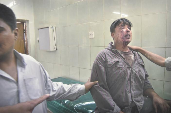 Stabbed by a Feyadeen Uncle, Ali Amouck Hospital, Baghdad