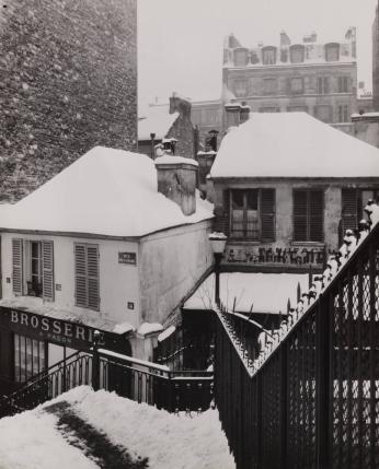 Rue de la Mare, Paris, Hiver