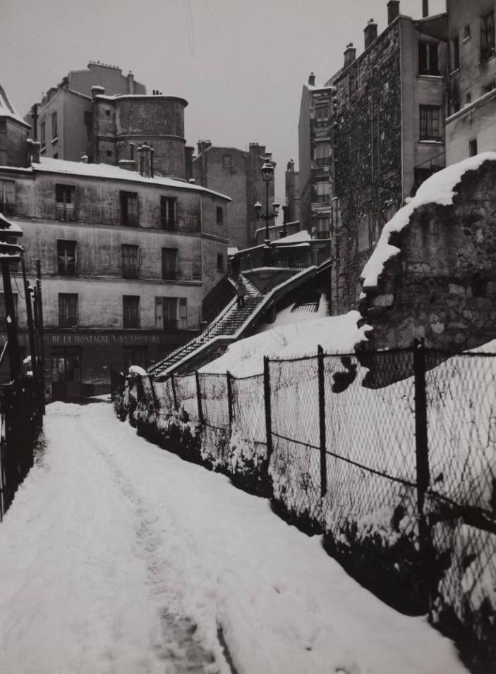 Passage Vilin, Paris, Hiver