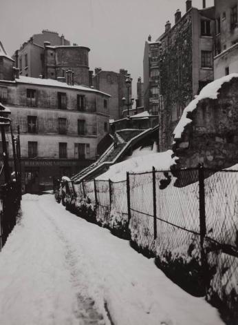 Passage Vilin, Paris, Hiver
