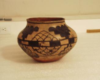 Jar (Olla) with Cloud and Geometric Designs