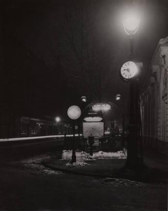Métro Havre-Caumartin, Paris, Hiver