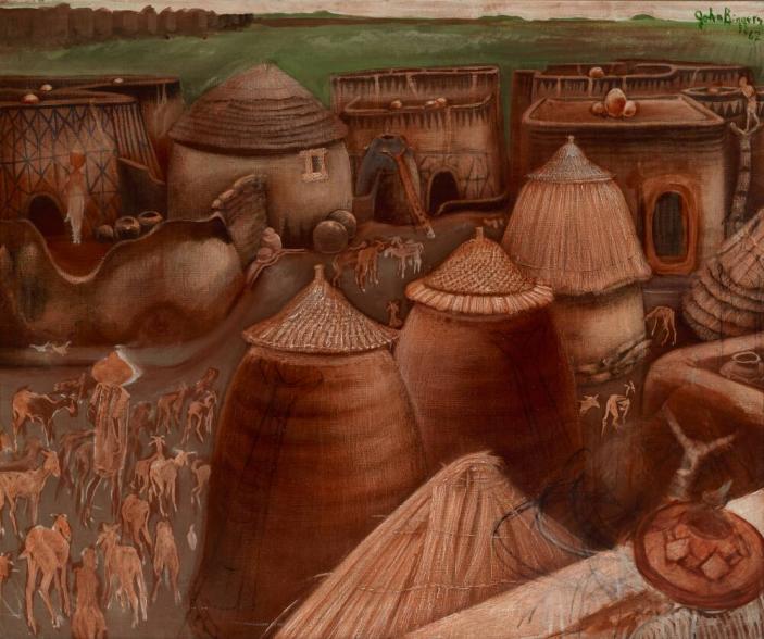 Untitled [An African Village]
