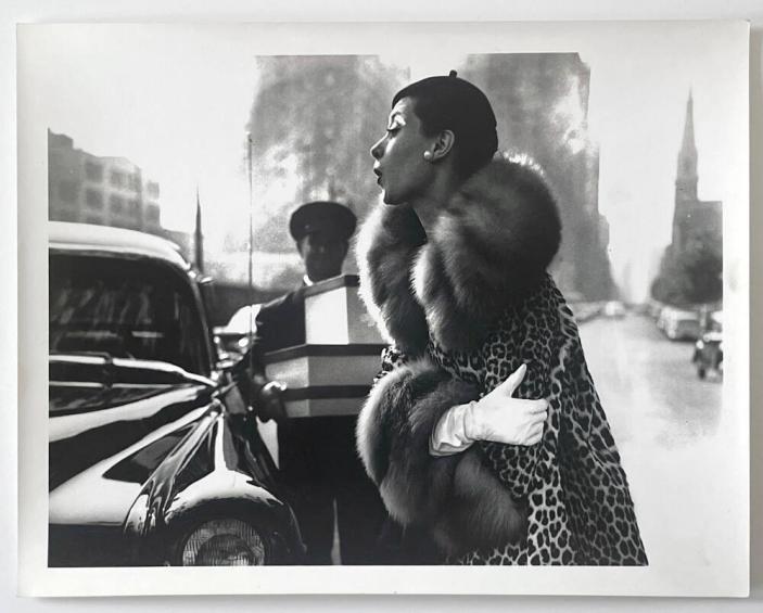The Spotted Furs, Furred, Barbara Mullen, coat by Traina-Norell, New York