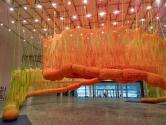 Installation of “Ernesto Neto: SunForceOceanLIfe” on view at the Museum of Fine Arts, Houston,  ...