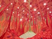 Installation of “Ernesto Neto: SunForceOceanLIfe” on view at the Museum of Fine Arts, Houston,  ...