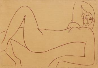 Study after the Pink Nude [Lydia Delektorskaya]