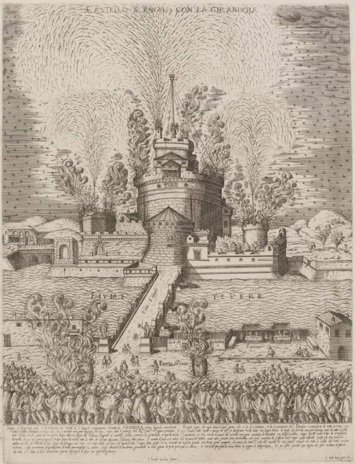 Fireworks over Castel Sant'Angelo