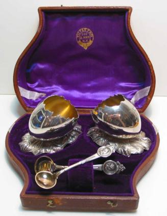 Pair of Saltcellars and Spoons