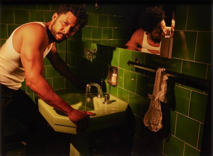 Green Bathroom, person (Subject #2)