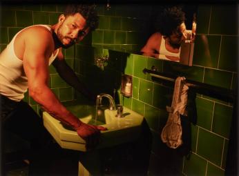 Green Bathroom, person (Subject #2)