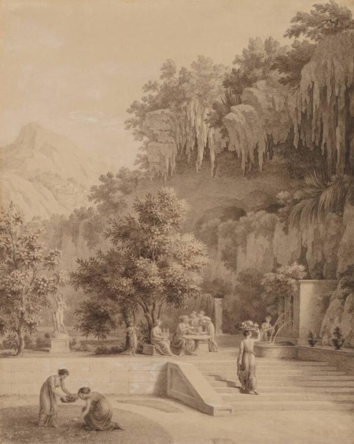 The Garden of the Hesperides (An Idealized Scene of Harmonious Antique Life)