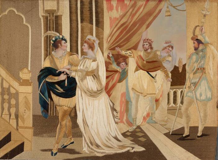 Needlework Picture of "Cymbeline"