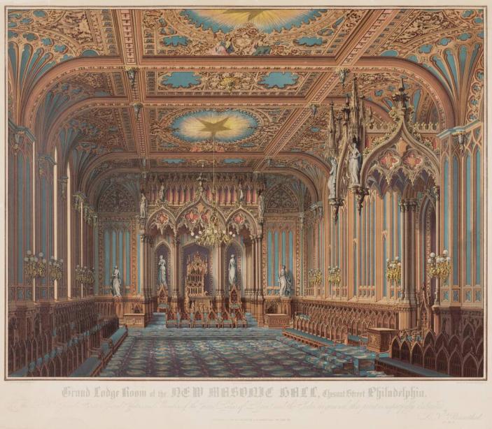 Grand Lodge Room of the New Masonic Hall