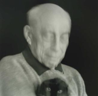 John A. Cook with Cat, New York City