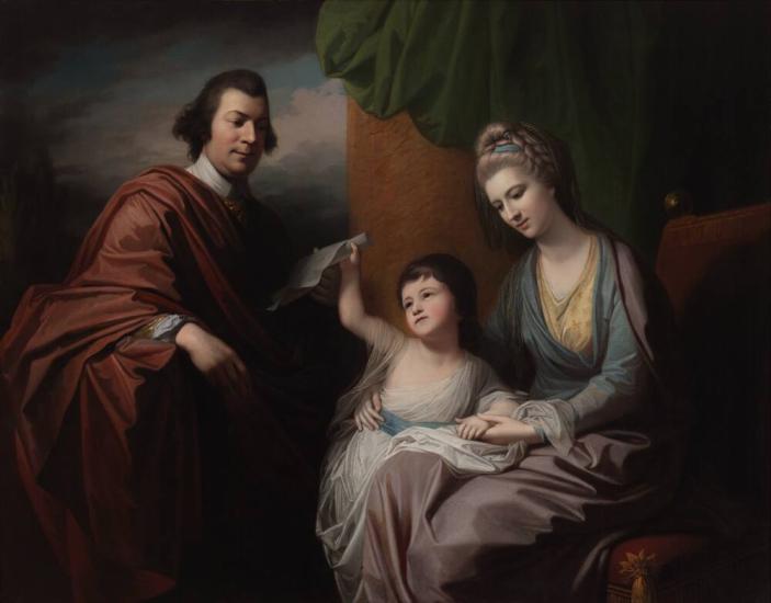 William and Elizabeth Young with a Daughter, Possibly Olivia