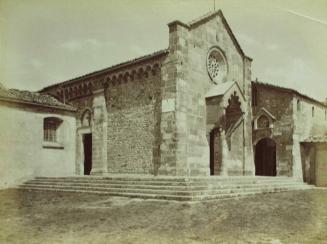 Fiesole-Chiesa di S. Francesco edificata sulle ?delle antica rocca fiesolana.