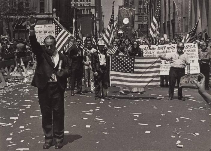 [Hardhat’s March in Support of the Vietnam War, May 1970, NYC]