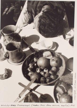 Lucia Moholy at the Breakfast Table