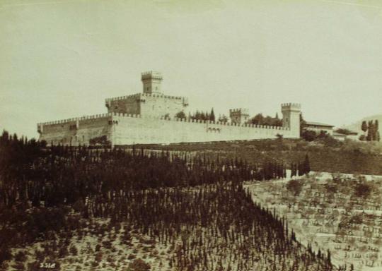 Firenze(Contorni) Panorama del Castello di Vincigliata