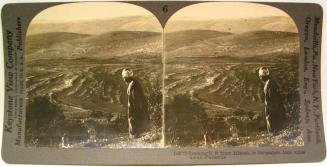 Looking S. E. from Mizpah to Jerusalem four miles away, Palestine