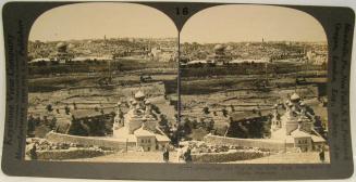 Jerusalem, the City of the Great King, from Mount of Olives, Palestine
