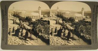 Mosque Macpelah, the burial place of Abraham, Isaac and Jacob: Hebron, Pal.