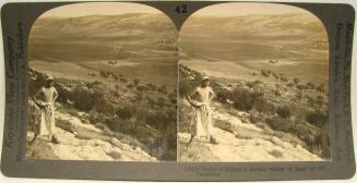 Scene of Goliath's defeat, valley of Elah (N.W), Palestine.