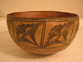 Dough Bowl with Abstract Designs